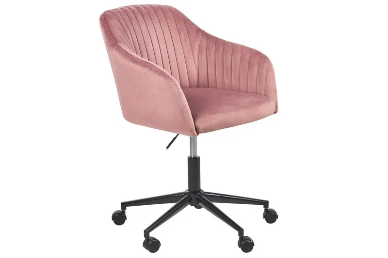 Toimistotuoli Venice Vaaleanpunainen/Musta - Vaaleanpunainen/Musta - Huonekalut - Tuoli & nojatuoli - Työtuolit