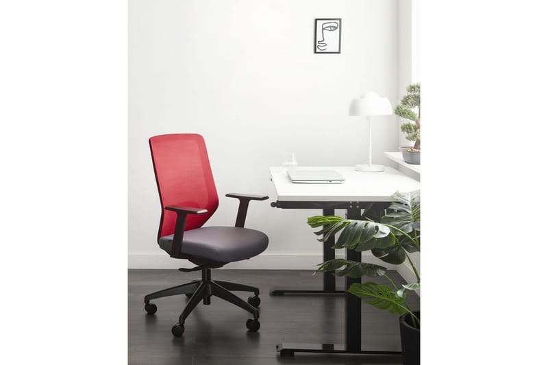 Toimistotuoli Virtuoso Punainen/harmaa/musta - Punainen/harmaa/musta - Huonekalut - Tuoli & nojatuoli - Työtuolit