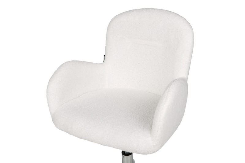 Toimistotuoli Priddy Valkoinen/hopea - Valkoinen/hopea - Huonekalut - Tuoli & nojatuoli - Työtuolit