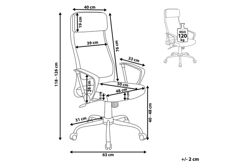 Toimistotuoli Pioneer II - Huonekalut - Tuoli & nojatuoli - Työtuolit