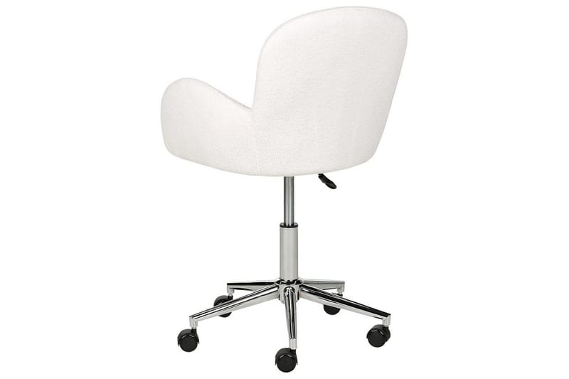 Toimistotuoli Priddy Valkoinen/hopea - Valkoinen/hopea - Huonekalut - Tuoli & nojatuoli - Työtuolit