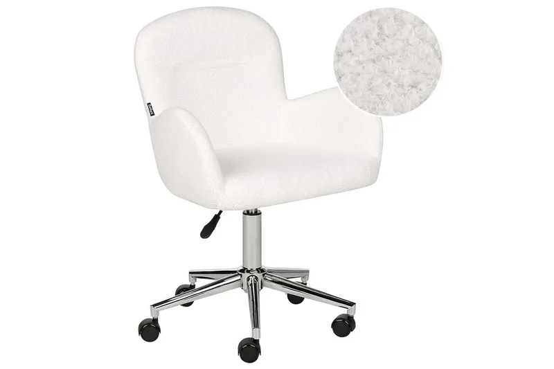 Toimistotuoli Priddy Valkoinen/hopea, Valkoinen/hopea