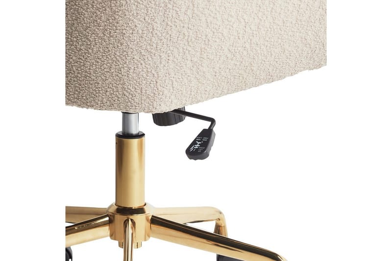 Toimistotuoli Palmdale Beige/musta/kulta - Beige/musta/kulta - Huonekalut - Tuoli & nojatuoli - Työtuolit