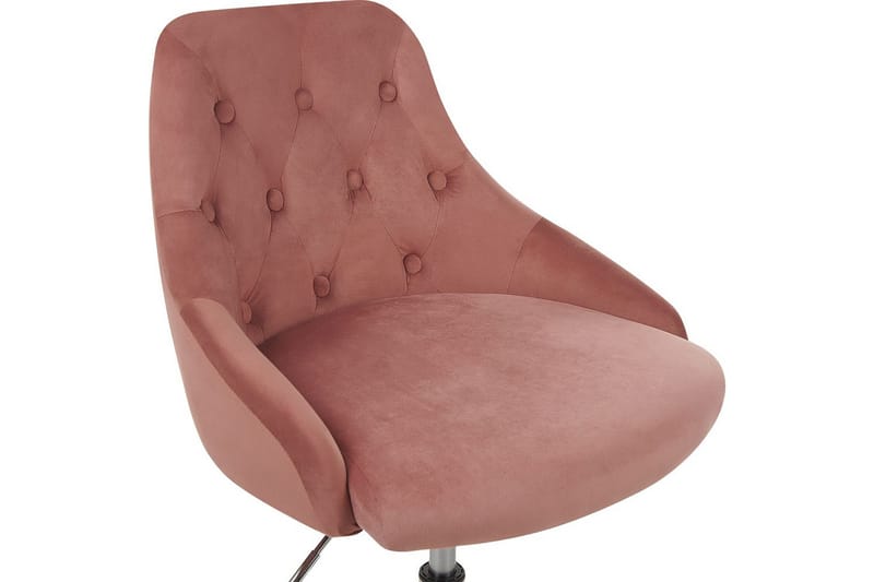 Toimistotuoli Parrish Rosa/musta/hopea - Rosa/musta/hopea - Huonekalut - Tuoli & nojatuoli - Työtuolit