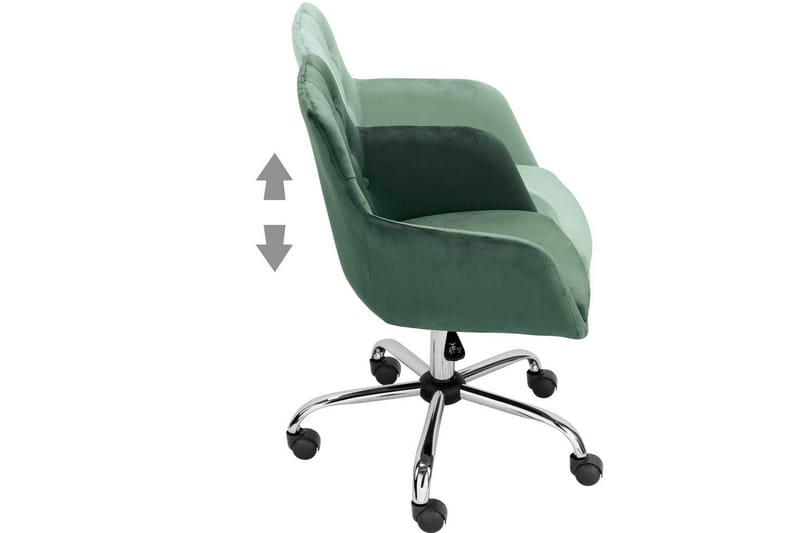 Toimistotuoli Perry Tummanvihreä - Tummanvihreä - Huonekalut - Tuoli & nojatuoli - Työtuolit