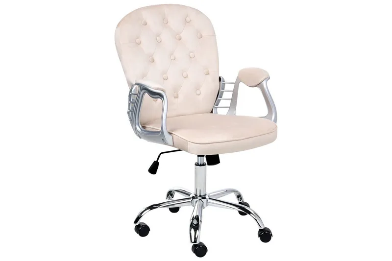 Toimistotuoli Princess, Beige, Hopea, Musta