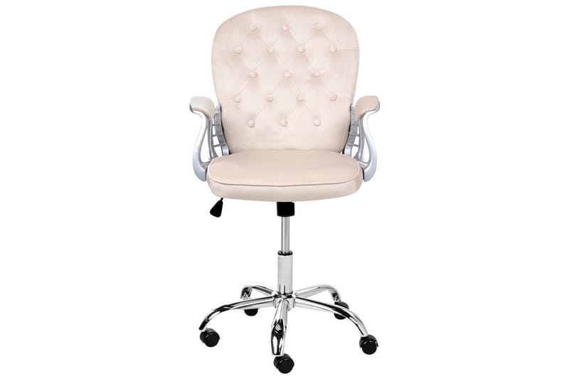 Toimistotuoli Princess - Beige, Hopea, Musta - Huonekalut - Tuoli & nojatuoli - Työtuolit