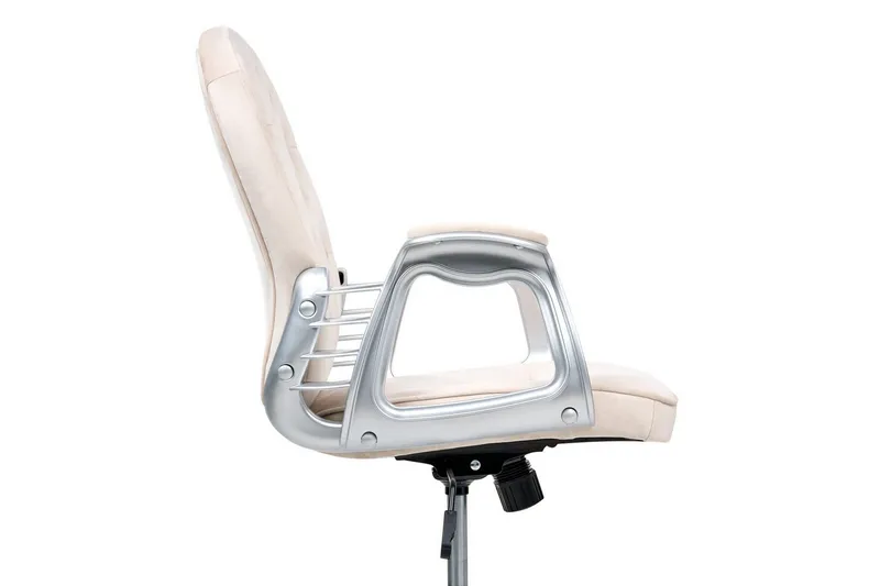 Toimistotuoli Princess - Beige, Hopea, Musta - Huonekalut - Tuoli & nojatuoli - Työtuolit