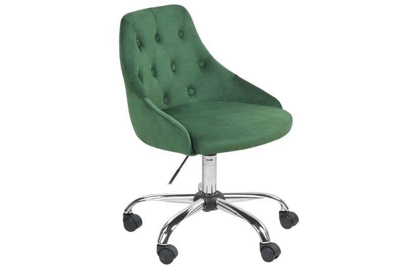 Toimistotuoli Parrish Vihreä/musta/hopea - Vihreä/musta/hopea - Huonekalut - Tuoli & nojatuoli - Työtuolit