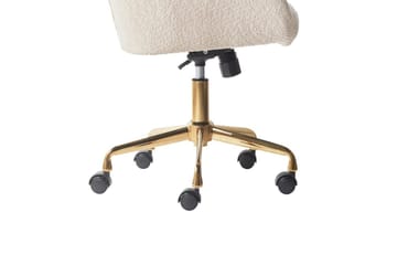 Toimistotuoli Palmdale Beige/musta/kulta - Beige/musta/kulta - Huonekalut - Tuoli & nojatuoli - Työtuolit