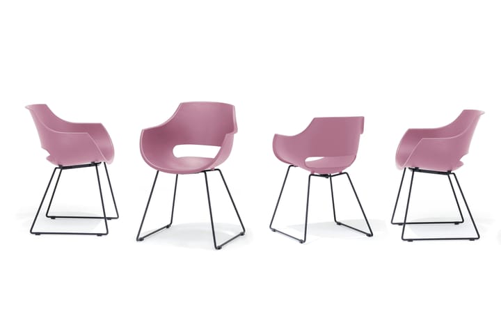 Tuoli Barja 60 cm - Punainen - Ruokapöydän tuolit - Meikkituoli - Käsinojallinen tuoli