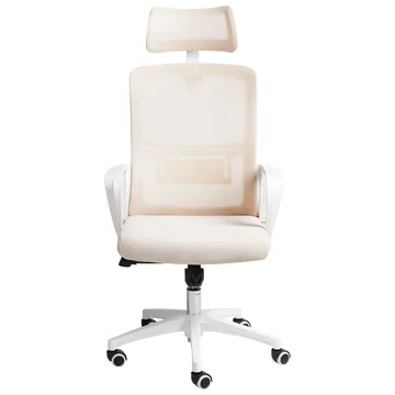 Työtuoli Monarch - Beige, valkoinen - Huonekalut - Tuoli & nojatuoli - Työtuolit