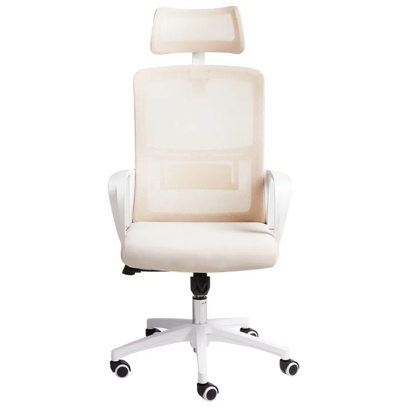 Työtuoli Monarch - Beige, valkoinen - Huonekalut - Tuoli & nojatuoli - Työtuolit