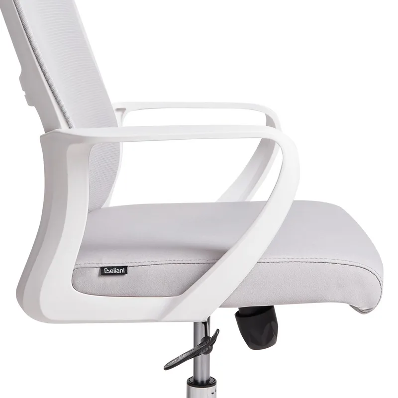 Työtuoli Monarch - Harmaa, valkoinen - Huonekalut - Tuoli & nojatuoli - Työtuolit