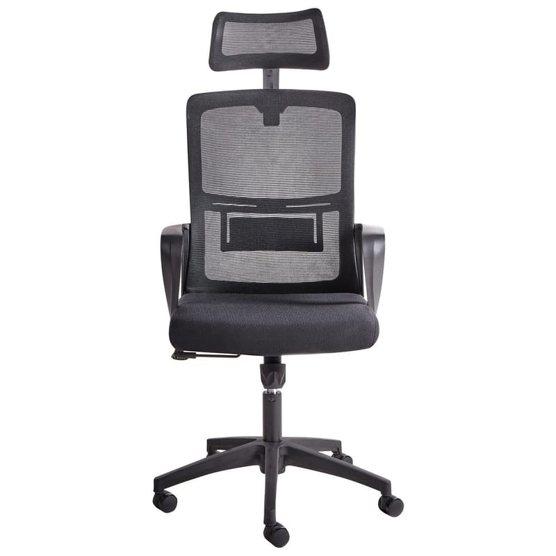 Työtuoli Monarch - Musta, Valkoinen - Huonekalut - Tuoli & nojatuoli - Työtuolit