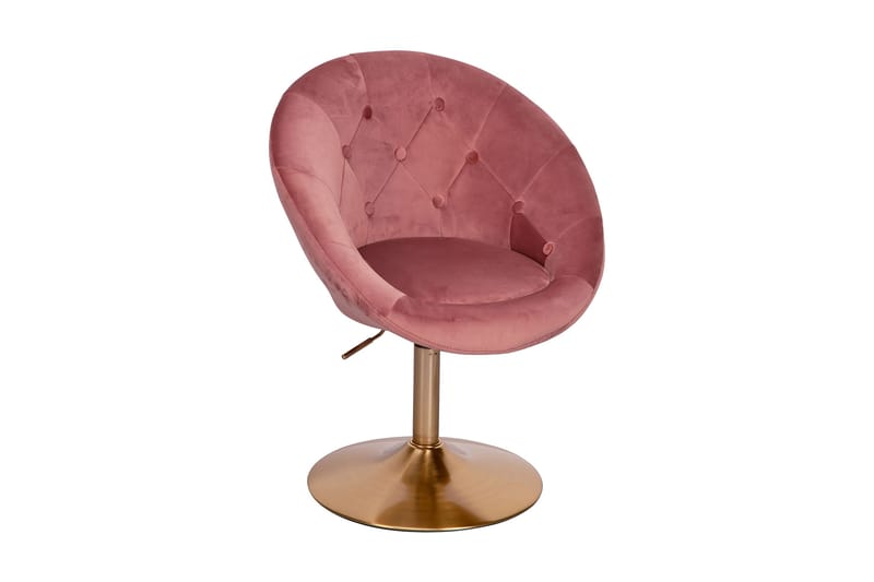 Clanton Työtuoli - Tummanroosa/Kulta - Huonekalut - Tuoli & nojatuoli - Työtuolit