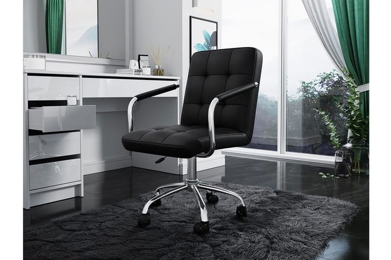Kintore Kontorsstol Black - Huonekalut - Tuoli & nojatuoli - Työtuolit