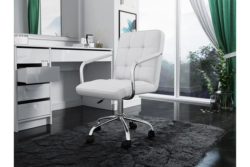 Kintore Kontorsstol White - Huonekalut - Tuoli & nojatuoli - Työtuolit