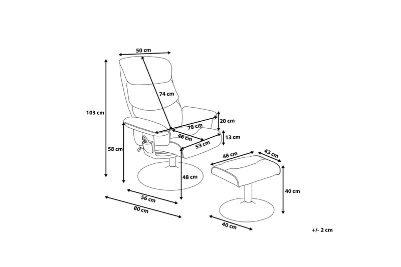 Lepotuoli Legend - Harmaa - Huonekalut - Tuoli & nojatuoli - Nojatuoli & lepotuoli - Hierontatuolit