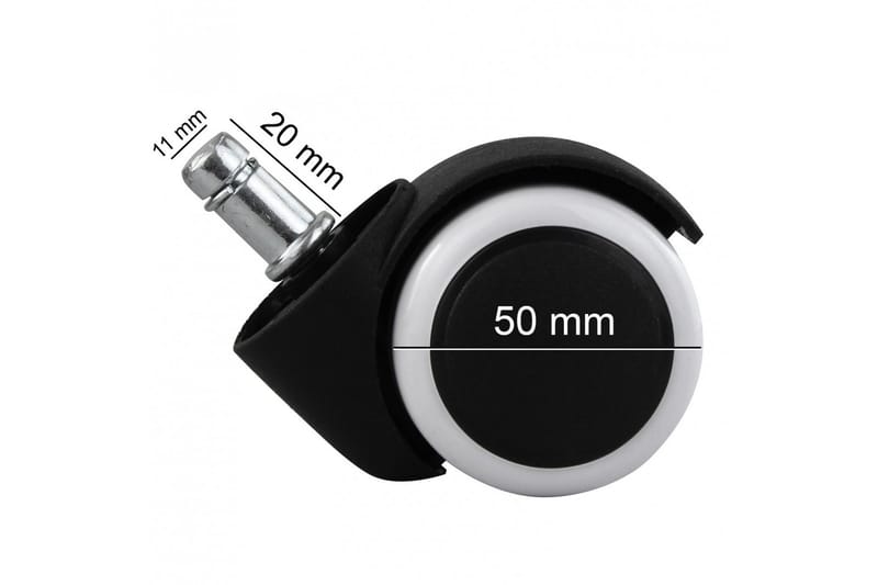 Pyörä Dyals Kirjoituspöydän tuoliin 5-pak - Musta - Huonekalut - Tuoli & nojatuoli - Työtuolit