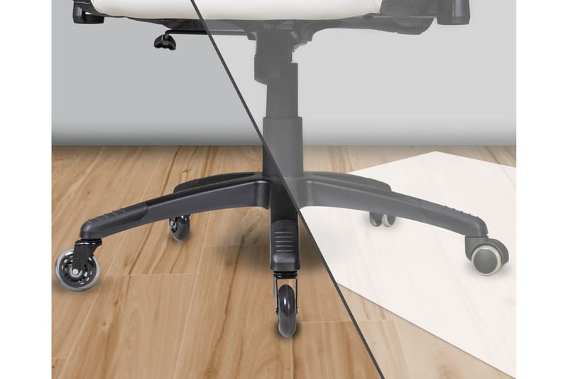 Pyörä Lahrman työtuoliin 5-pak - Läpinäkyvä - Huonekalut - Tuoli & nojatuoli - Työtuolit