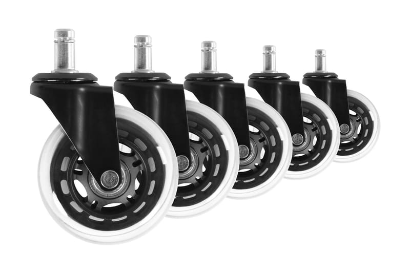 Pyörä Lahrman työtuoliin 5-pak - Läpinäkyvä - Huonekalut - Tuoli & nojatuoli - Työtuolit