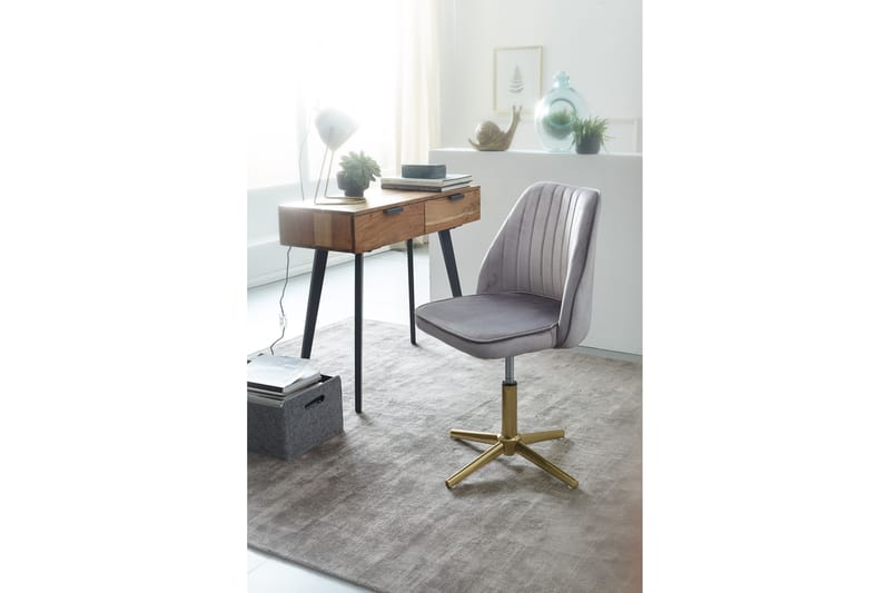 Toimistotuoli Clanton - Harmaa/Kulta - Huonekalut - Tuoli & nojatuoli - Työtuolit
