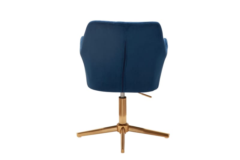 Toimistotuoli Clanton käsinojilla - Tummansininen/Kulta - Huonekalut - Tuoli & nojatuoli - Työtuolit