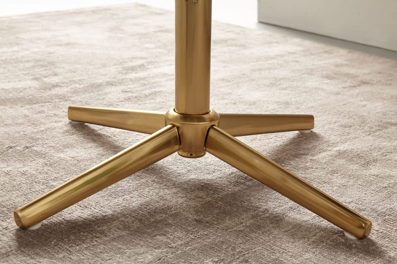 Toimistotuoli Clanton käsinojilla - Tummansininen/Kulta - Huonekalut - Tuoli & nojatuoli - Työtuolit