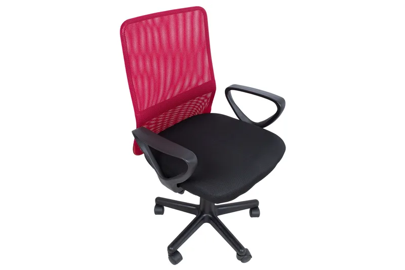 Työtuoli Belinda Musta/Punainen - Huonekalut - Tuoli & nojatuoli - Työtuolit