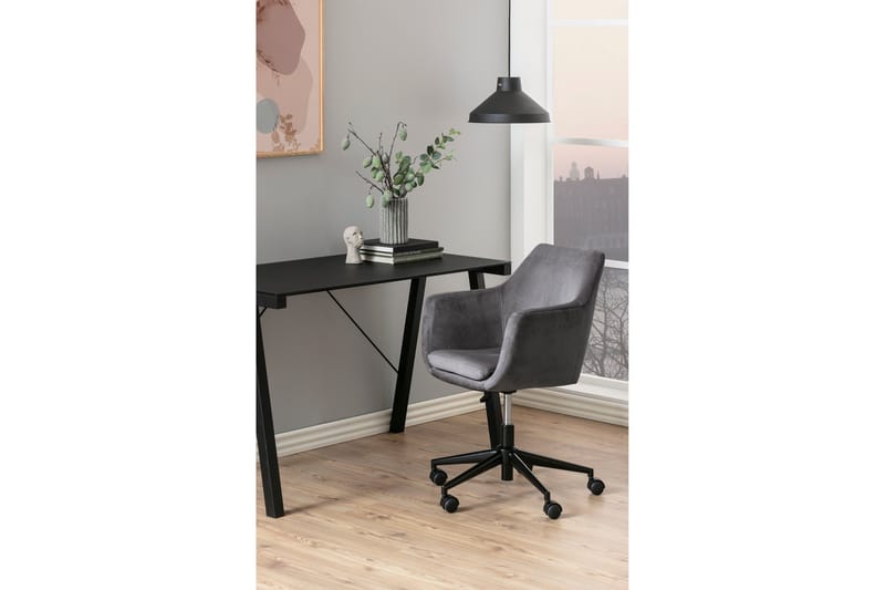 Työtuoli Esenurt VIC-kangas - Harmaa - Huonekalut - Tuoli & nojatuoli - Työtuolit