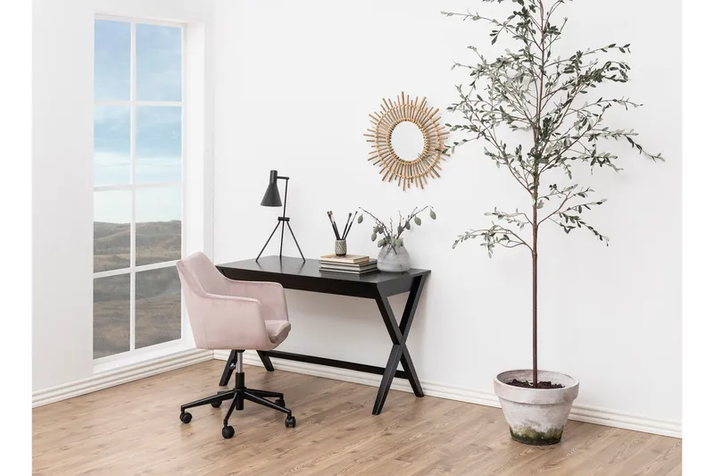 Työtuoli Esenurt VIC-kangas - Punainen/Musta - Huonekalut - Tuoli & nojatuoli - Työtuolit