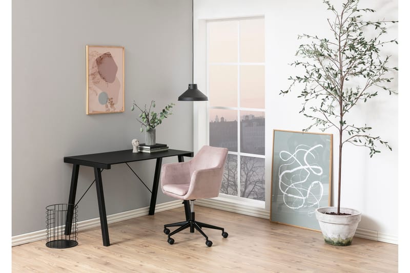 Työtuoli Esenurt VIC-kangas - Punainen/Musta - Huonekalut - Tuoli & nojatuoli - Työtuolit