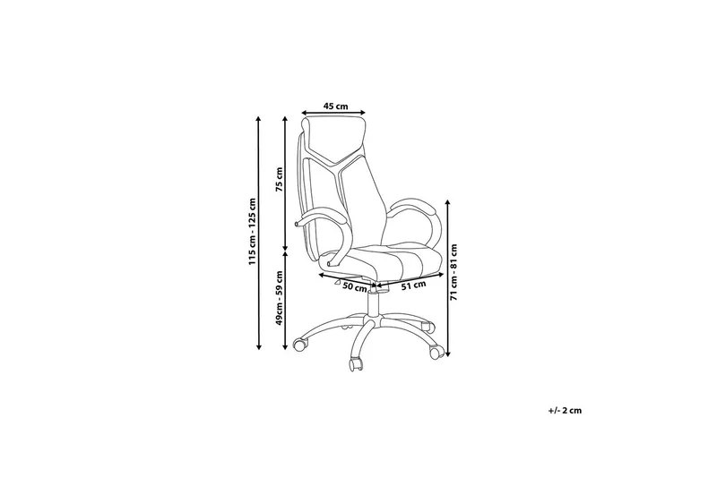 Työtuoli Formula 1 - Harmaa - Huonekalut - Tuoli & nojatuoli - Työtuolit