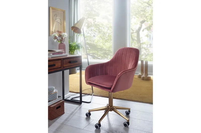 Työtuoli Gaptown - Roosa/Kulta - Huonekalut - Tuoli & nojatuoli - Työtuolit