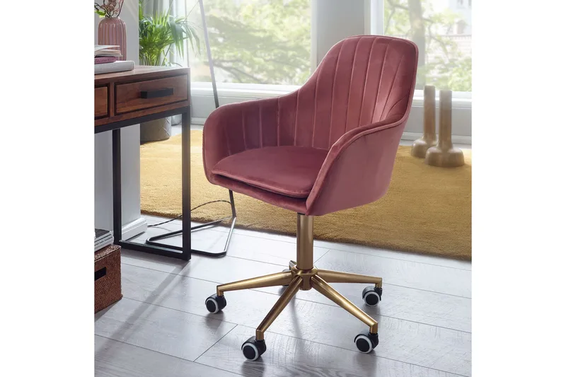 Työtuoli Gaptown - Roosa/Kulta - Huonekalut - Tuoli & nojatuoli - Työtuolit