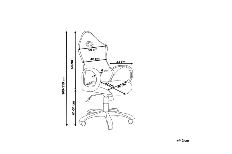 Työtuoli Ichair - Musta/Valkoinen - Huonekalut - Tuoli & nojatuoli - Työtuolit