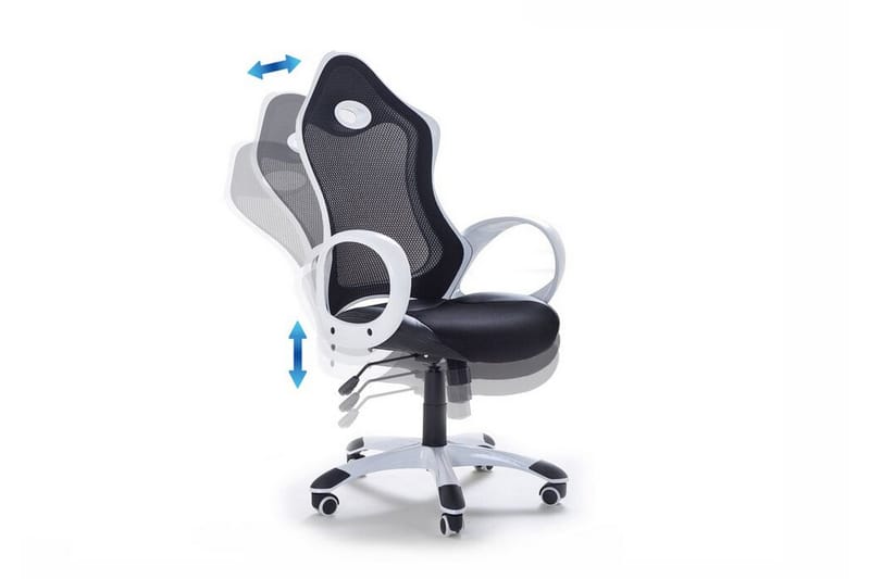 Työtuoli Ichair - Musta/Valkoinen - Huonekalut - Tuoli & nojatuoli - Työtuolit