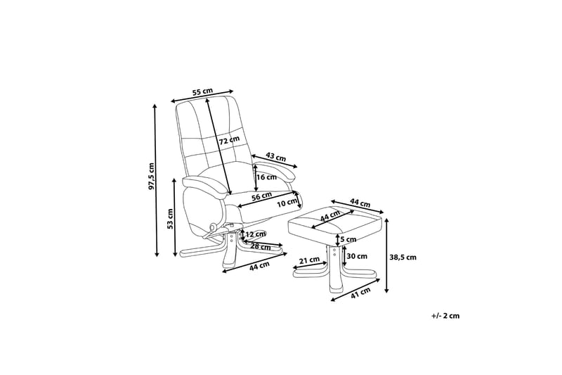 Työtuoli Relaxpro - Huonekalut - Tuoli & nojatuoli - Nojatuoli & lepotuoli - Hierontatuolit