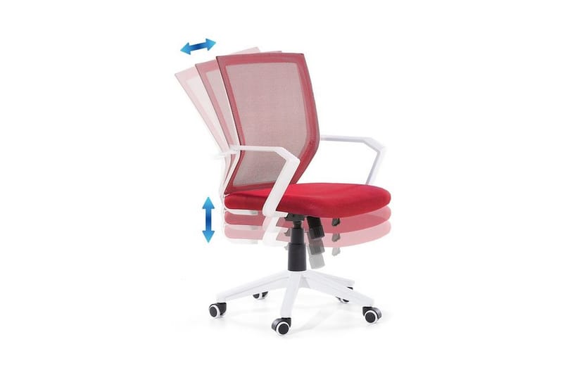 Työtuoli Relief - Punainen - Huonekalut - Tuoli & nojatuoli - Työtuolit