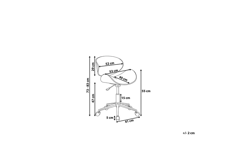 Työtuoli Rotterdam - Musta - Huonekalut - Tuoli & nojatuoli - Työtuolit