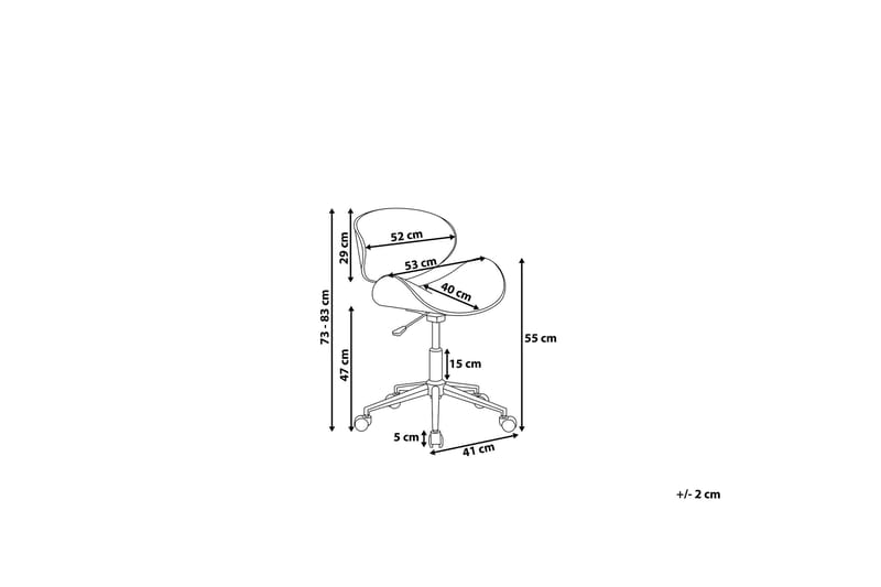 Työtuoli Rotterdam - Valkoinen - Huonekalut - Tuoli & nojatuoli - Työtuolit