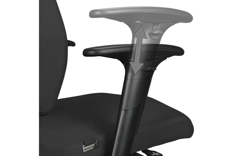 Työtuoli Spenborough - Musta - Huonekalut - Tuoli & nojatuoli - Työtuolit