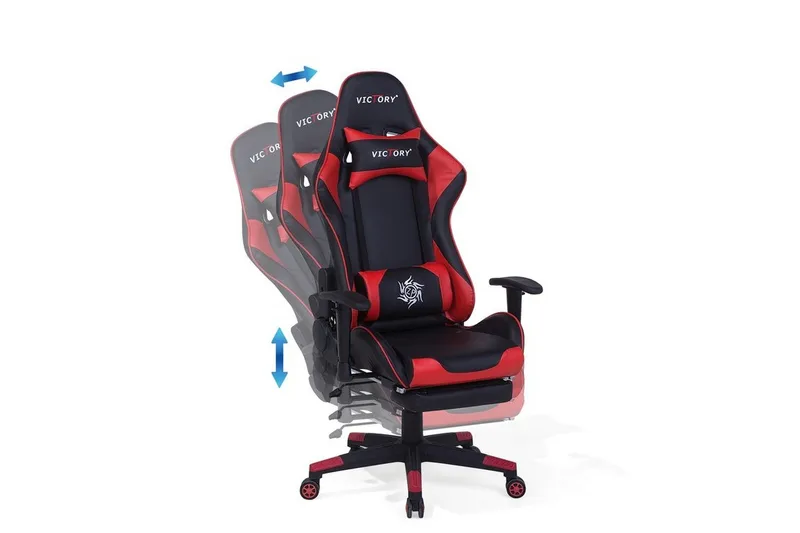 Työtuoli Victory - Punainen - Huonekalut - Tuoli & nojatuoli - Työtuolit