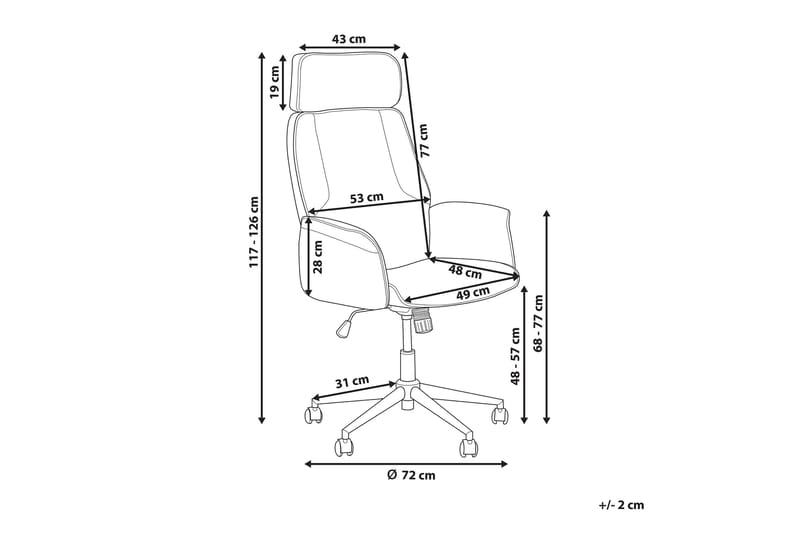 Työtuoli Pilot - Musta - Huonekalut - Tuoli & nojatuoli - Työtuolit