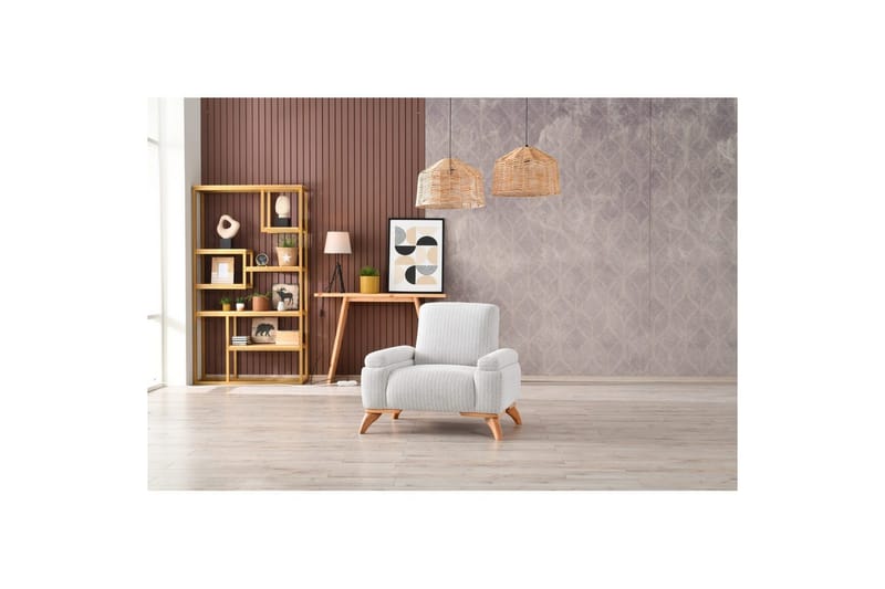 Tylra Nojatuoli, Harmaa/Kaffe