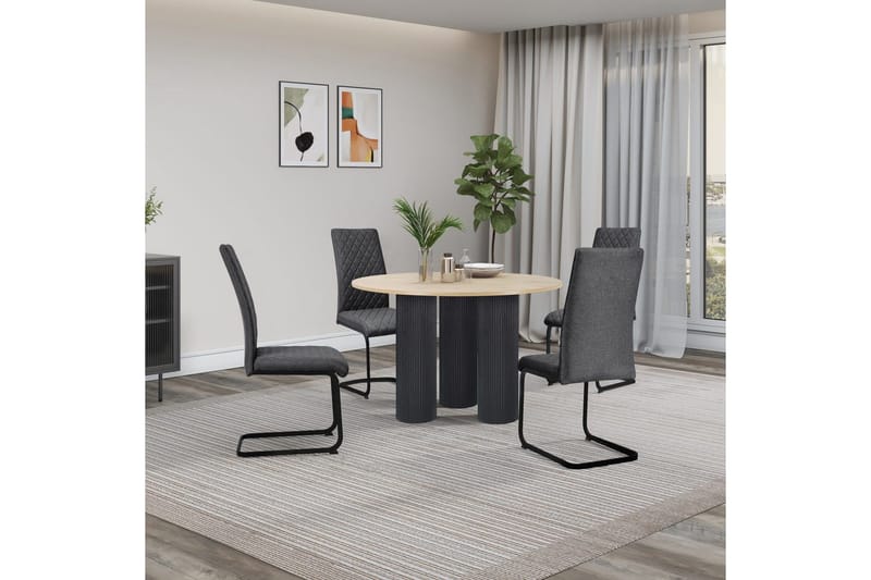 Valbourg Ruokatuoli - Harmaa - Huonekalut - Tuoli & nojatuoli - Ruokapöydän tuolit