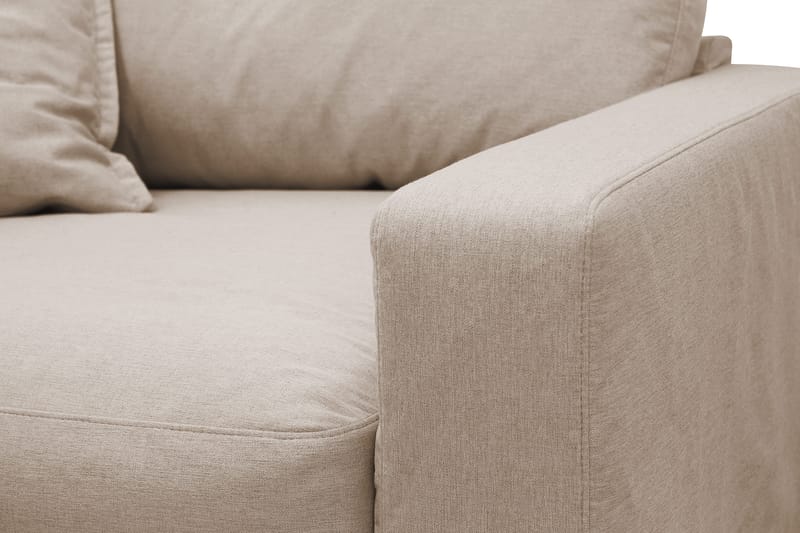 Valencia Extra Deep -nojatuoli irrotettavalla ja pestävällä verhoilulla - Vaaleanruskea - Huonekalut - Tuoli & nojatuoli - Nojatuoli & lepotuoli