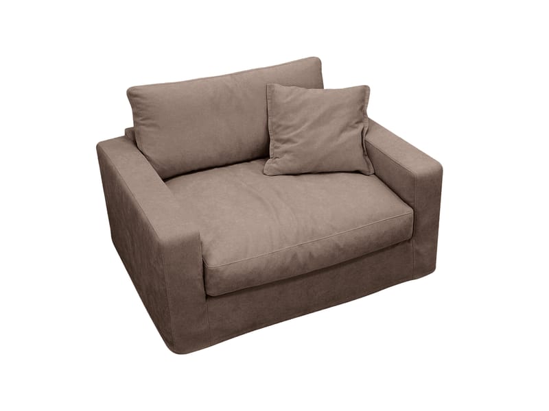 Valencia Extra Deep -nojatuoli irrotettavalla ja pestävällä verhoilulla - Tummanruskea - Huonekalut - Tuoli & nojatuoli - Nojatuoli & lepotuoli
