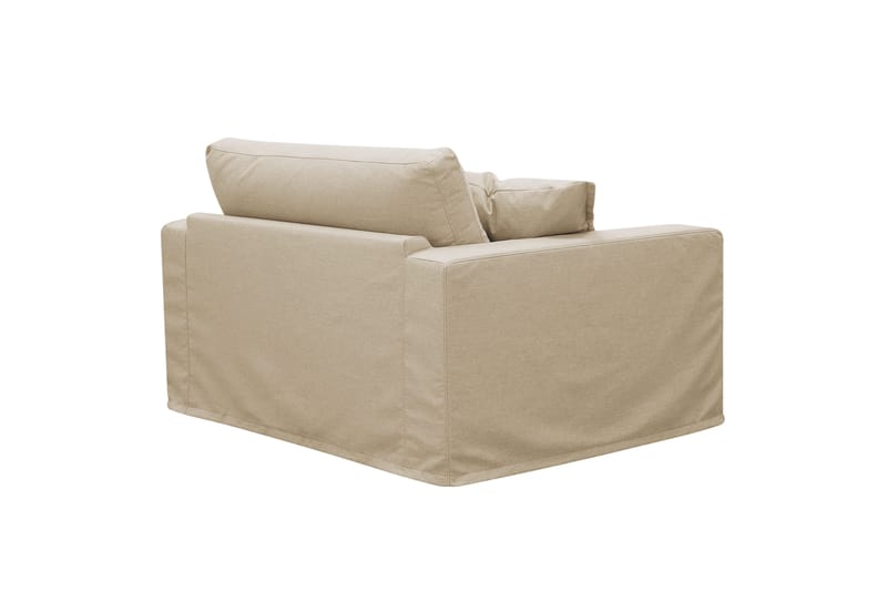 Valencia Extra Deep -nojatuoli irrotettavalla ja pestävällä verhoilulla - Beige - Huonekalut - Tuoli & nojatuoli - Nojatuoli & lepotuoli